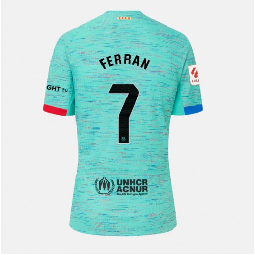 Fotballdrakt Dame Barcelona Ferran Torres #7 Tredjedrakt 2023-24 Kortermet